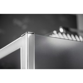SIGMA Portes pivotantes rectangulaires d'écran 800x700mm L/R variante, verre brique