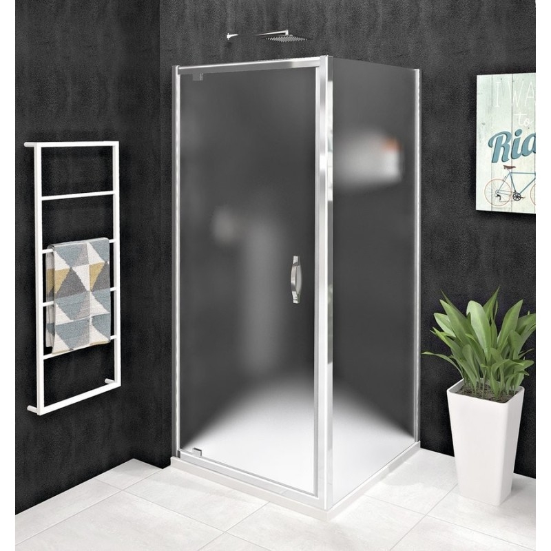 SIGMA Portes pivotantes rectangulaires d'écran 800x900mm L/R variante, verre brique SIGMA Portes pivotantes rectangulaires d'écran 800x900mm L/R variante, verre brique
