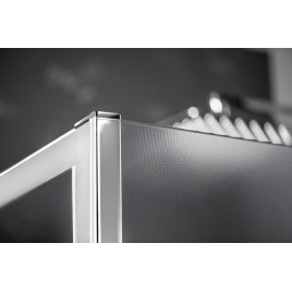 SIGMA Portes pivotantes rectangulaires d'écran 800x900mm L/R variante, verre brique