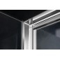 SIGMA Portes pivotantes rectangulaires d'écran 800x900mm L/R variante, verre brique SIGMA Portes pivotantes rectangulaires d'écran 800x900mm L/R variante, verre brique