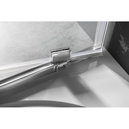 SIGMA Portes pivotantes carrées SIMPLY 800x800mm L/R variante, verre brique