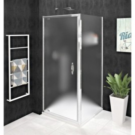 SIGMA Portes pivotantes carrées SIMPLY 800x800mm L/R variante, verre brique