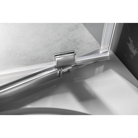SIGMA Portes pivotantes carrées SIMPLY 900x900mm L/R variante, verre brique