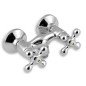 Novaservis Titania Retro II - Robinet de douche murale sans accessoires 100 mm, chrome 99164/1,0 Novaservis Titania Retro II - Robinet de douche murale sans accessoires 100 mm, chrome 99164/1,0