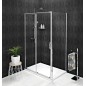Écran rectangulaire SIGMA SIMPLY 1100x900mm L/R variante, verre clair Écran rectangulaire SIGMA SIMPLY 1100x900mm L/R variante, verre clair