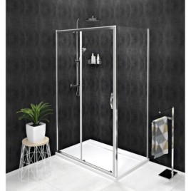 Écran rectangulaire SIGMA SIMPLY 1100x1000mm L/R variante, verre clair