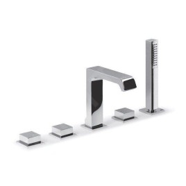 Sapho Robinetterie - mitigeur INFINITY sur bord de baignoire, installation 5 trous, chrome IFTECH5
