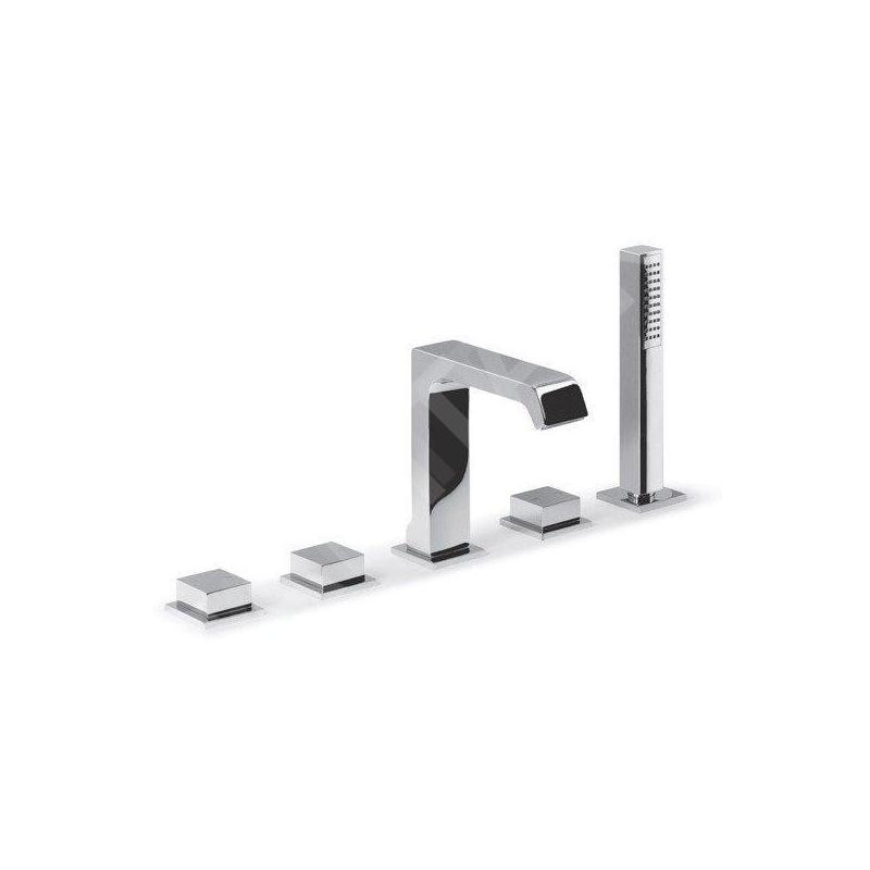 Sapho Robinetterie - mitigeur INFINITY sur bord de baignoire, installation 5 trous, chrome IFTECH5