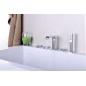 Sapho Robinetterie - mitigeur INFINITY sur bord de baignoire, installation 5 trous, chrome IFTECH5
