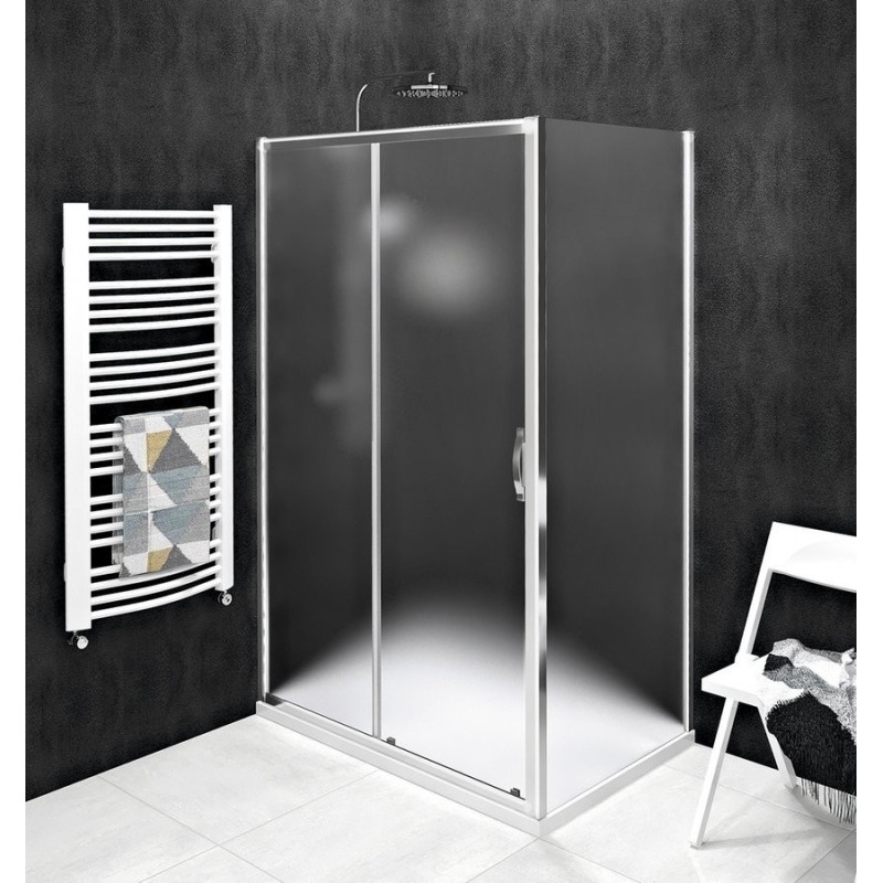 Écran rectangulaire SIGMA SIMPLY 1200x800mm variante G/D, verre brique Écran rectangulaire SIGMA SIMPLY 1200x800mm variante G/D, verre brique