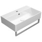 Lavabo en céramique KUBE X 60x37cm, blanc ExtraGlaze Lavabo en céramique KUBE X 60x37cm, blanc ExtraGlaze