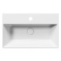 Lavabo en céramique KUBE X 60x37cm, blanc ExtraGlaze Lavabo en céramique KUBE X 60x37cm, blanc ExtraGlaze