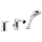LOTTA Deck Mounted 3 Hole Mixer Tap, chrome LOTTA Deck Mounted 3 Hole Mixer Tap, chrome
