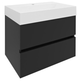 Meuble sous vasque ODETTA 67x50x43,5cm, anthracite mat
