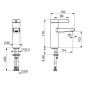 Hansa Loft - Mitigeur de lavabo, chrome 57532203