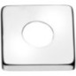 Square Rosette G1/2", 50x50 mm, chrome