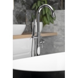 Mitigeur de bain CETO à encastrer au sol, chromé