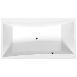 Baignoire rectangulaire QUEST SLIM 180x100x49cm, blanche