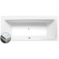 Baignoire rectangulaire KVADRA SLIM 170x80x47cm, blanche Baignoire rectangulaire KVADRA SLIM 170x80x47cm, blanche