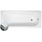 Baignoire rectangulaire LAURA SLIM 160x70x39cm, blanche Baignoire rectangulaire LAURA SLIM 160x70x39cm, blanche