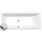 CLEO SLIM Bain rectangulaire 180x80x48cm, blanc CLEO SLIM Bain rectangulaire 180x80x48cm, blanc
