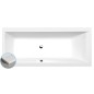 CLEO SLIM Bain rectangulaire 170x75x48cm, blanc CLEO SLIM Bain rectangulaire 170x75x48cm, blanc
