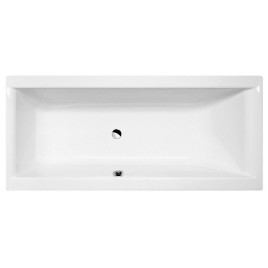 CLEO SLIM Bain rectangulaire 160x70x48cm, blanc
