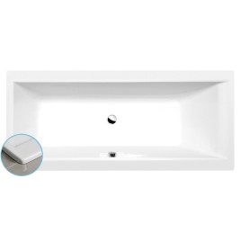 CLEO SLIM Bain rectangulaire 160x70x48cm, blanc