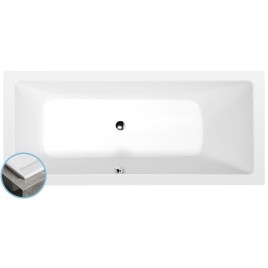 MIMOA SLIM Bain rectangulaire 170x75x39cm, blanc