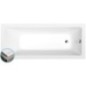 NOEMI SLIM Bain rectangulaire 160x70x39cm, blanc NOEMI SLIM Bain rectangulaire 160x70x39cm, blanc