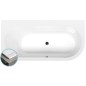 ASTRA L SLIM Bain asymétrique 165x80x48cm, blanc ASTRA L SLIM Bain asymétrique 165x80x48cm, blanc