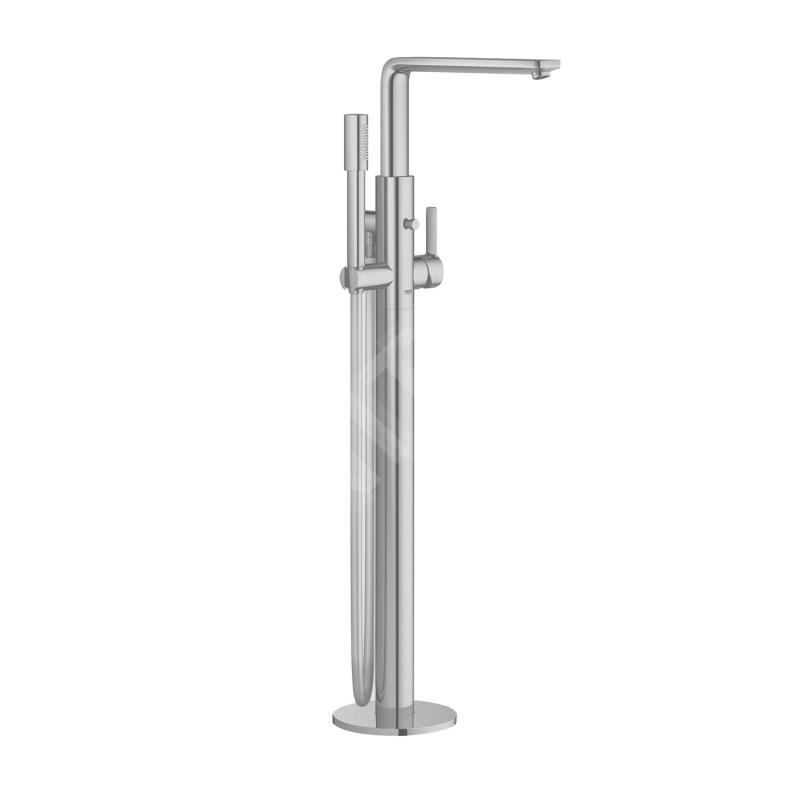 Grohe Lineare - Mitigeur de baignoire à monter au sol, supersteel 23792DC1
