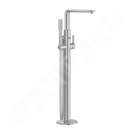 Grohe Lineare - Mitigeur de baignoire à monter au sol, supersteel 23792DC1