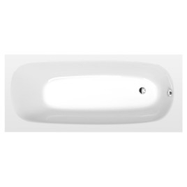 EBRO Bain rectangulaire 170x75x39cm, blanc