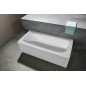EBRO Bain rectangulaire 170x75x39cm, blanc