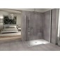 FLEXIA Cast Marble Shower Tray 130x80cm, Cuttable selon votre Req, tapis blanc FLEXIA Cast Marble Shower Tray 130x80cm, Cuttable selon votre Req, tapis blanc