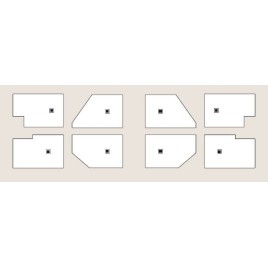 FLEXIA Cast Marble Shower Tray 130x90cm, Cuttable selon votre Req, blanc mat