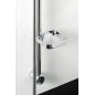 Étagère de rail de douche 19, 22, 25mm, ABS/chrome