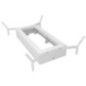 REDUTA Cadre de bain 171x81 cm, tapis blanc