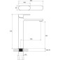 Ravak Chrome - Mitigeur de lavabo CR 015.00 sans vidage, chrome X070100