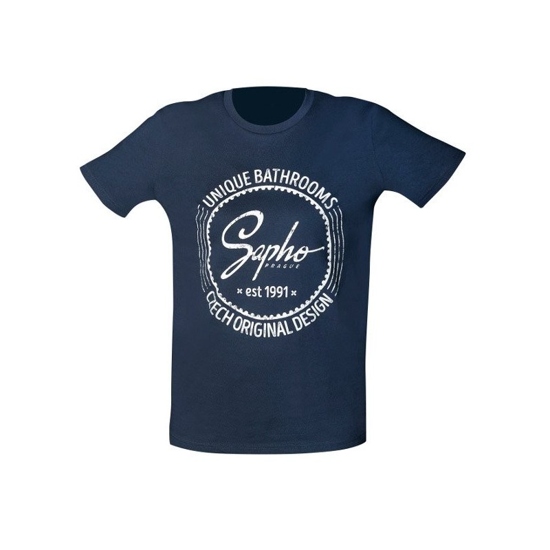 T-shirt SAPHO, Unisexe, bleu, XS