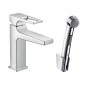 Hansgrohe Metropol - Mitigeur pour lavabo avec douchette Bidette, avec garniture de vidage, chrome 74522000