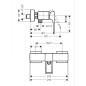 Hansgrohe Metropol - Mitigeur de douche, chrome 74560000