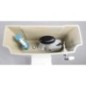 Citerne WC ANTIK comprenant mécanisme de chasse, blanc