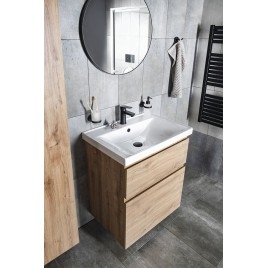 ALTAIR Vanity Unit 57x72,5x45cm, emporio de chêne