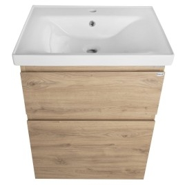 ALTAIR Vanity Unit 57x72,5x45cm, emporio de chêne