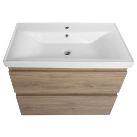 ALTAIR Vanity Unité 77,5x60x45cm, empereur chêne