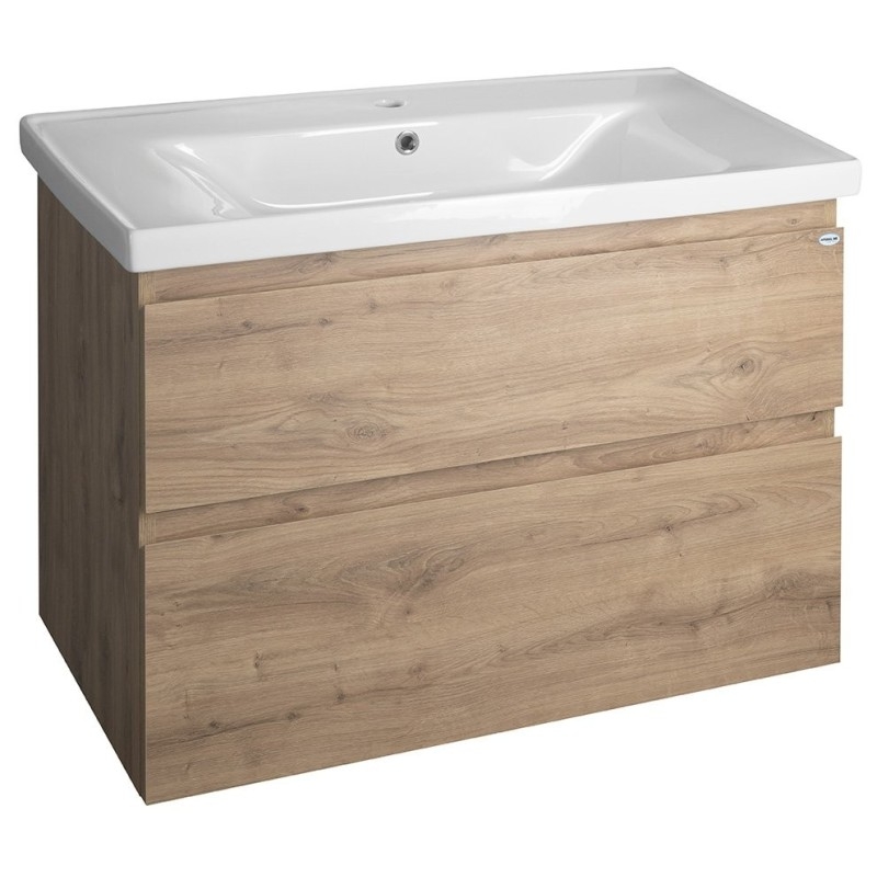 ALTAIR Vanity Unité 86,5x60x45cm, empereur chêne ALTAIR Vanity Unité 86,5x60x45cm, empereur chêne