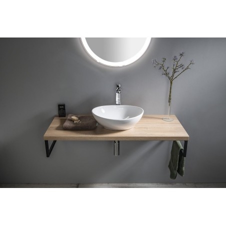 VEGA planche sous lavabo 145x45cm, placage de chêne