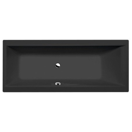 CLEO Bain rectangulaire 170x70x48cm, Noir Matt